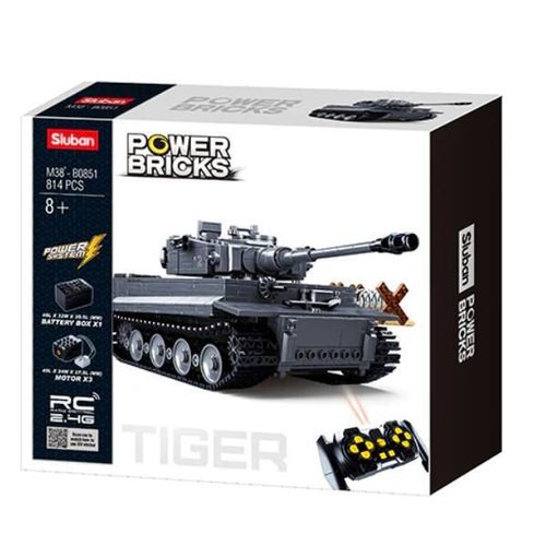 купить Конструктор Sluban B0851 Tanc Tiger, 814elem в Кишинёве 