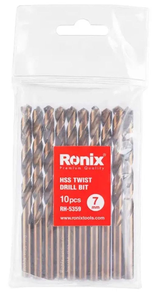 купить Сверло Ronix RH-5359 Set burghiu 7mm-4241 (10buc) в Кишинёве 