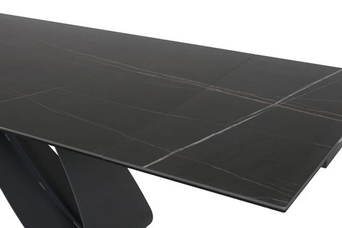 купить Стол Signal Diuna 160(240)*90 ceram.bialy statua/cz.mat в Кишинёве 