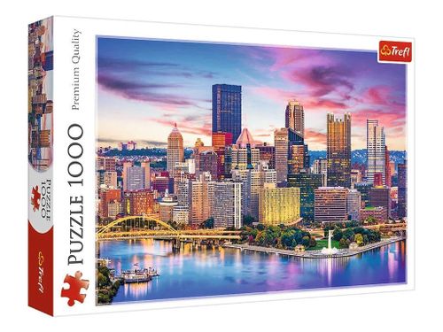 купить Головоломка Trefl 10723 Puzzle 1000 Pittsburgh,Pennsylvania в Кишинёве 