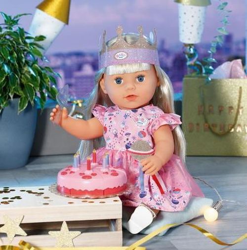 купить Кукла Zapf 830789 Набор одежды BABY born Deluxe Happy Birthday Set43cm в Кишинёве 