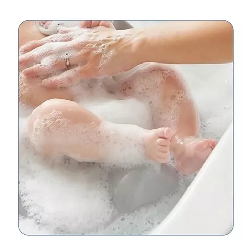 cumpără Cădiță BabyJem 916 Suport pentru baie Soft Touch, Soft Grey în Chișinău 