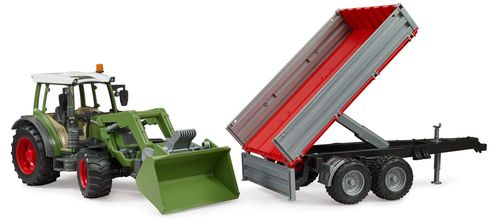 купить Машина Bruder 2182 Tractor Fendt Vario 211 cu incarcator frontal si basculant, 53986 в Кишинёве 