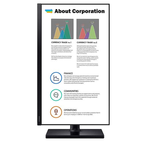 cumpără Monitor 27 TFT IPS LED Samsung F27T450FQR Black Super Slim Bezel, Pivot, 75Hz, WIDE 16:9, 5ms, 1000:1, Dynamic Contrast Ratio Mega, AMD FreeSync, 1920x1080 Full HD, USB Hub 2 x USB 2.0, 2xHDMI/Display Port 1.2 XMAS în Chișinău 