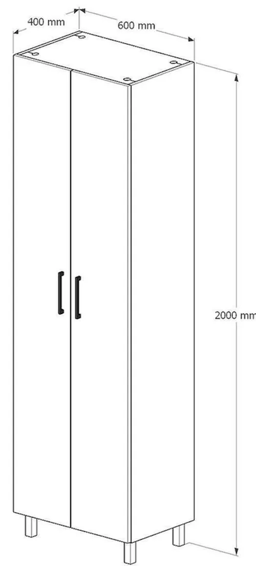 купить Шкаф miscellaneous AQUITANIA 60 Alb (1512024) в Кишинёве 