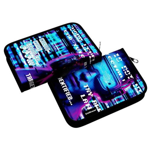 купить Школьный пенал Erich Krause 59909 Penar 135x205x30mm Cyber Game в Кишинёве 
