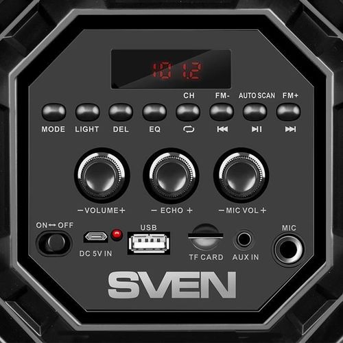 купить Колонка портативная Bluetooth Sven PS-550 Black в Кишинёве 