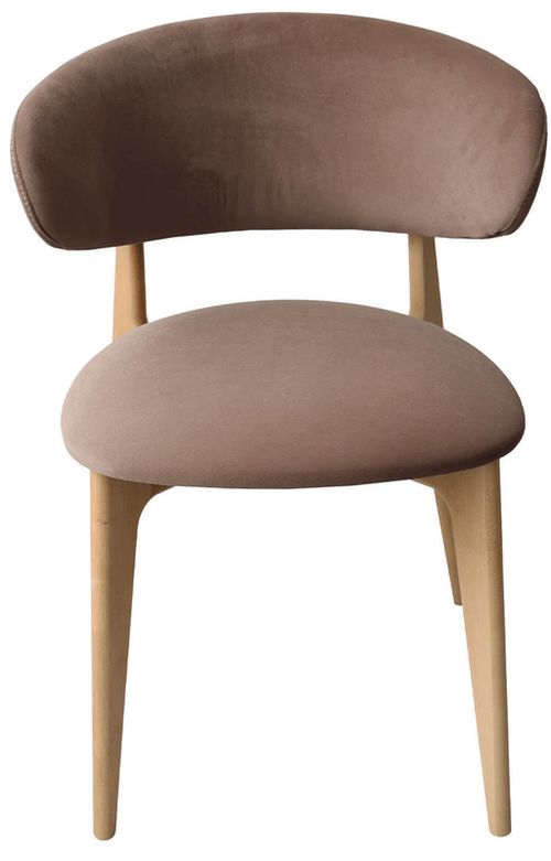 купить Стул Deco Roses Royal Velvet 4 + Natural Legs в Кишинёве 