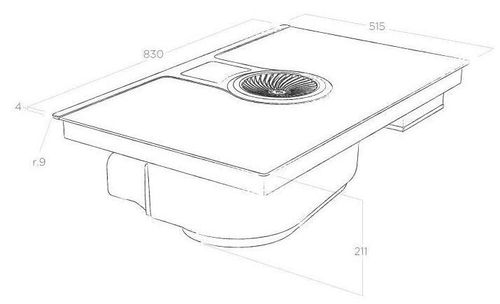cumpără Plită încorporabilă electrică Elica Nikolatesla ONE BL/A/83 în Chișinău 