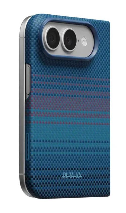 cumpără Husă pentru smartphone Pitaka Edge iPhone 18 Fold (Protectie spate) (Midnight), KI1803F în Chișinău 