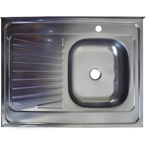 cumpără Chiuvetă bucătărie Asil 29195 pentru masa 800х600 h=100mm -0,4 inox, (dreapta) în Chișinău 