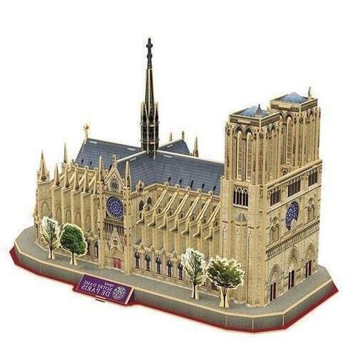 купить Конструктор Cubik Fun DS0986h 3D puzzle Notre Dame De Paris, 128 elemente в Кишинёве 