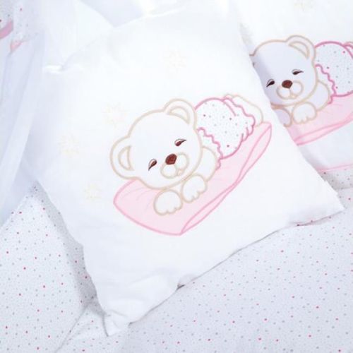 купить Детское постельное белье Klups C-6 H107 Постель Мишка розовая в Кишинёве 