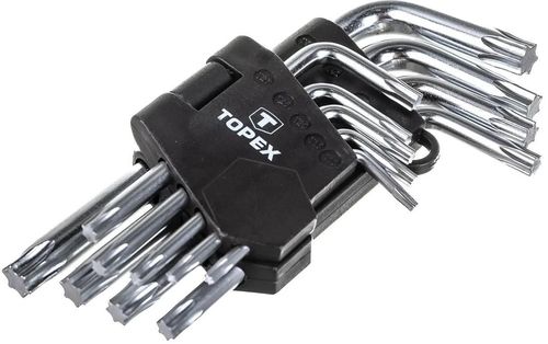 купить Набор ручных инструментов Topex 819 Chei Torx scurte T10-T50 (1set-9buc) (35D960) в Кишинёве 