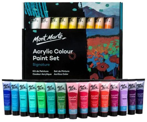 cumpără Set de creație Mont Marte MSCH3636 Set vopsea acrilica 36 culori x 36ml în Chișinău 