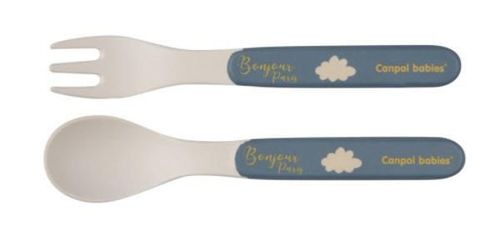 cumpără Seturi pentru hrănire bebelușilor Canpol 9/227_blu Набор посуды Bonjour Paris Cиний (5шт) în Chișinău 