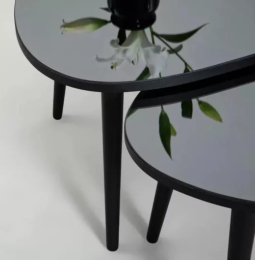 cumpără Măsuţă cafea Trendy Gusto-Negru, Fume (2 bucăți) în Chișinău 