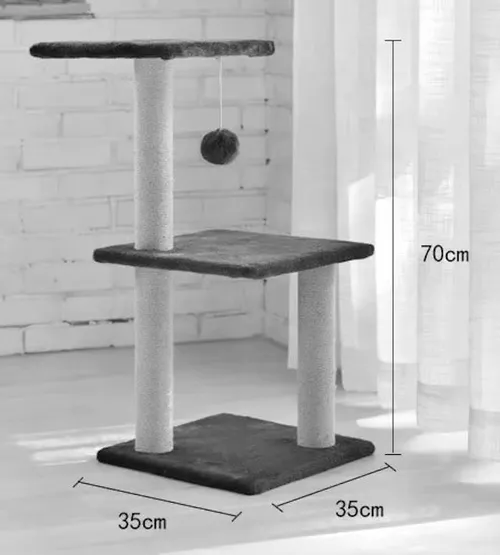 cumpără Centru de joc pentru pisici 4Life AT61 Когтеточка для кошек Beige în Chișinău 