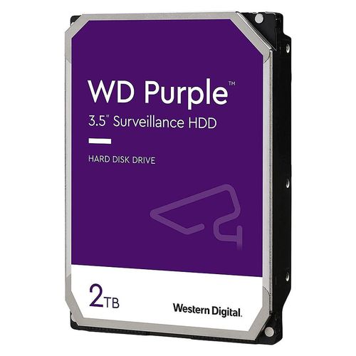 купить Жесткий диск 3.5 HDD 2TB Western Digital Purple (Surveillance HDD) WD22PURZ, 5400 rpm, SATA3 6GB/s, 256MB (hard disk intern HDD/внутрений жесткий диск HDD) в Кишинёве 