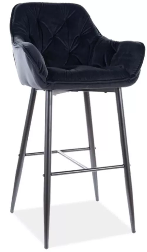 cumpără Scaun de bar Signal Cherry H-1 velvet în Chișinău 