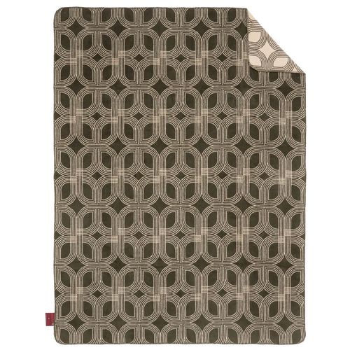 cumpără Textile de casă Ibena 3434/700 Jacquard Decke Cagliari Green/nature în Chișinău 