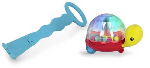 cumpără Jucarie de tras și împins Battat BX1647Z Игрушка Light Up Turtle Walker & Popper în Chișinău 