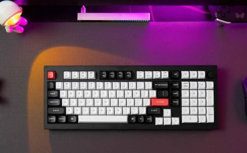 купить Клавиатура Keychron Q5 HE QMK Wireless Custom Full-Metal Mechanical Keyboard (Q5H-M1), Carbon Black в Кишинёве 