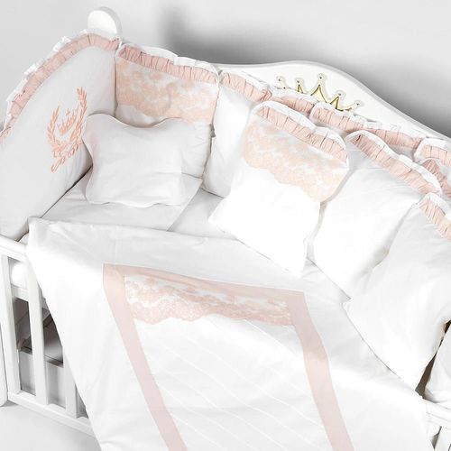 купить Детское постельное белье PernaMea Set lenjerie 8 piese Royal Roz (PM.101611/2) в Кишинёве 