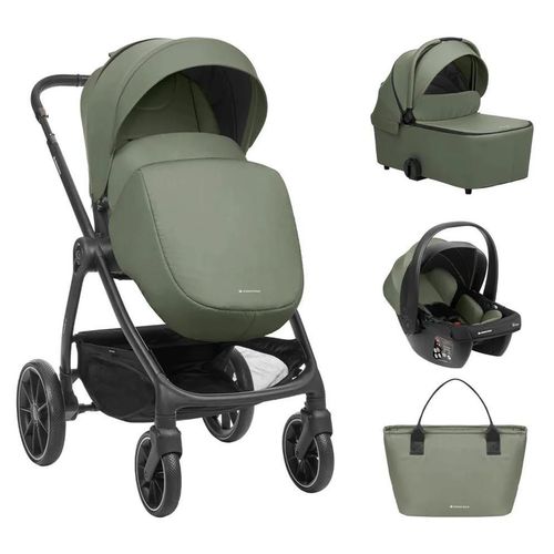 купить Детская коляска Kikka Boo 31001010226 Modena Army Green 3 in 1 в Кишинёве 