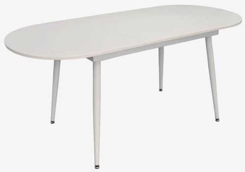купить Стол Evelin di Costacurta DT-533R Wh, 135(175)x80x76см, Каркас/Опоры: Металл Белый (раздвижной), белый мат в Кишинёве 