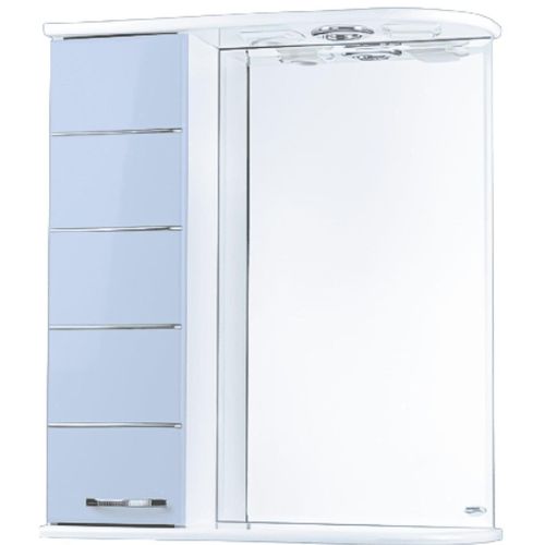 cumpără Oglindă baie Mashtab 5669 Modern 600x200x720 Alb-Albastru în Chișinău 