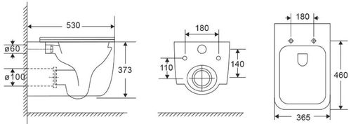 cumpără Vas WC Nomi Massimo Tornado 117170 în Chișinău 