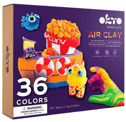 cumpără Set de creație Okto 70149 Set de plastilină ușoară, 36buc în Chișinău 