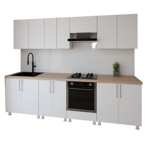 cumpără Mobilă pentru bucatarie Smartex (30115) K3 280сm Alb în Chișinău 