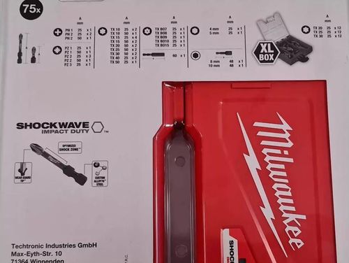 купить Набор головок, бит, насадок Milwaukee 4932471588 Set biti de impact ShW CD XL TX 75buc. в Кишинёве 