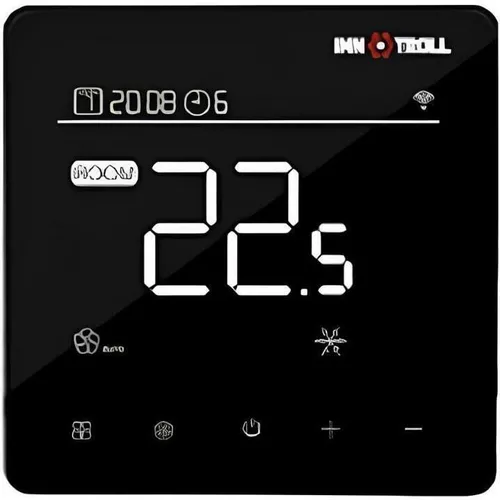 cumpără Termostat de cameră Innofloor INNOTROLL HT Negru WI-FI programabil cu senzor sapa in doza în Chișinău 