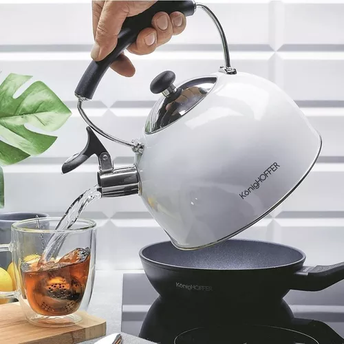 cumpără Ceainic aragaz Konighoffer Morena White 2,3L în Chișinău 