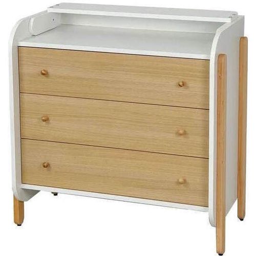 купить Комод-пеленатор Ingvart 98514542-3 Nika Base 2Alb в Кишинёве 