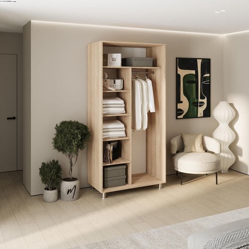 cumpără Dulap my-STYLE C10H2T03BM03-U11, 100x220, дуб сонома în Chișinău 