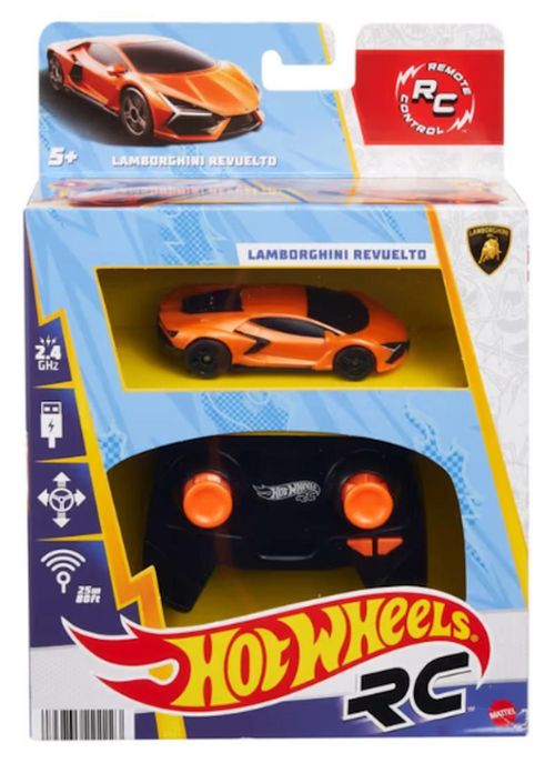 купить Радиоуправляемая игрушка Hot Wheels HWW55 Automobil de curse 1:64 Lamborghini Revuelto в Кишинёве 