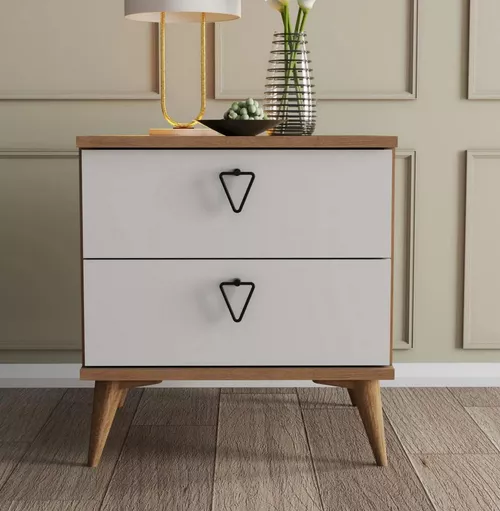 купить Тумбочка Trendy Versa, StejarAlb, 52x55x45cm в Кишинёве 