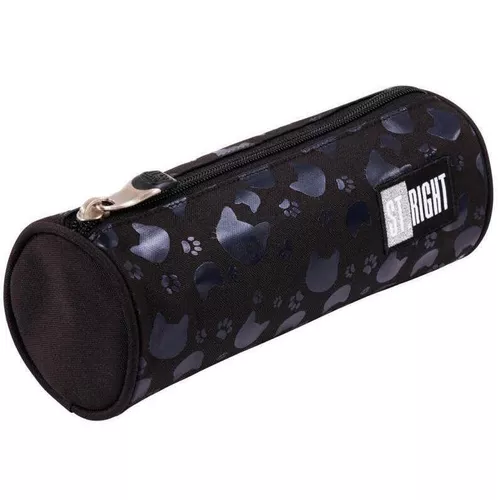 cumpără Penar școlar St.RIGHT 56721 Penar-tub 21x7.5cm Black Cats, textil în Chișinău 