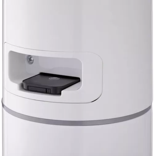 cumpără Ventilator de podea Ardesto FNT-R44X1W колонного типа, высота 110 см, дисплей, таймер, пульт ДУ, металлик în Chișinău 