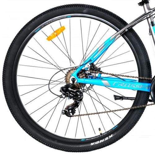cumpără Bicicletă Crosser QUICK 29" 17.5 21S Shimano+Logan Hidraulic Grey/Blue în Chișinău 