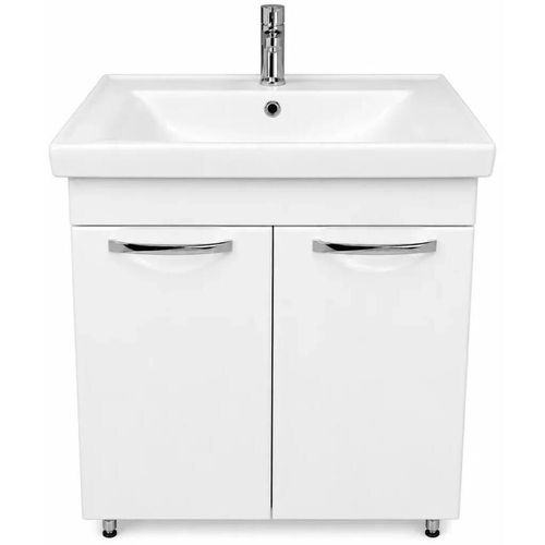 cumpără Dulap pentru lavoar Mashtab 11423 Delfin cu 2 usi 70cm Alb în Chișinău 