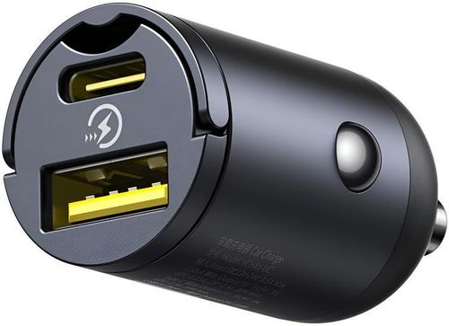 cumpără Încărcător pentru automobil Baseus C00035001121-02 1*Type-C 30W, Tiny Star Series, Black în Chișinău 