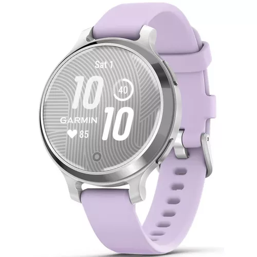 купить Смарт часы Garmin Lily® 2 Active, Silver/Jasmine Purple, Silicone Band (010-02891-01) в Кишинёве 