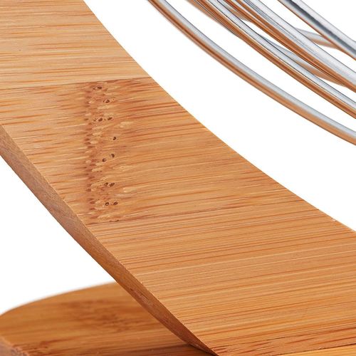 купить Контейнер для хранения пищи 5five 50237 Корзина для фруктов ладья 36x21x18.5cm металл/бамб в Кишинёве 