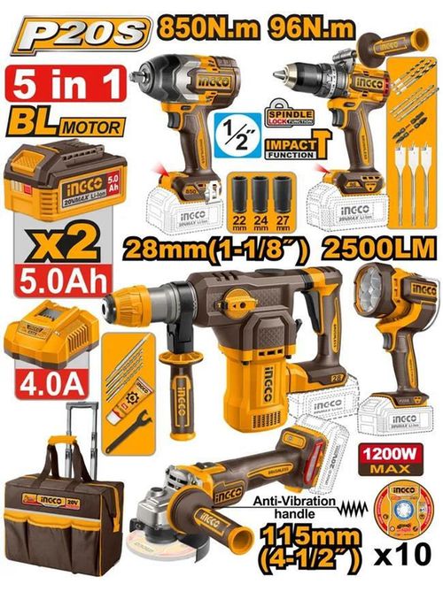 купить Набор электроинструментов INGCO COSLI251193 (52945) в Кишинёве 