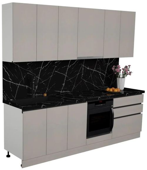 cumpără Mobilă pentru bucatarie ArtFlame GOLA New Grey (2.6 m.l.) în Chișinău 